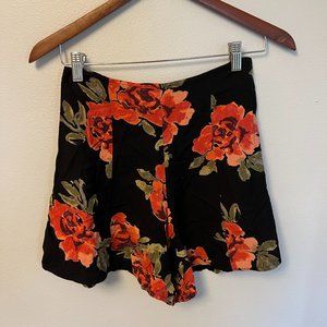 Urban Outfitters Floral High Waisted Shorts